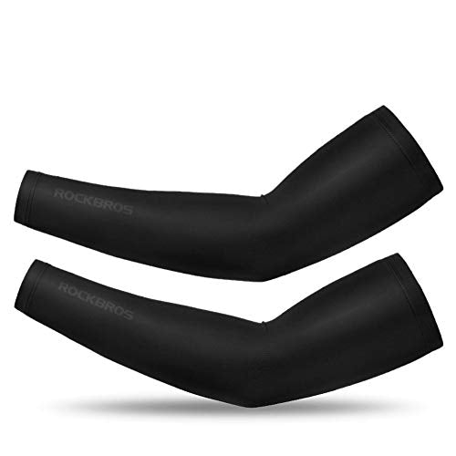 Vagasi UV Protection Unisex Arm sleeves Compression Arm Support Cover Arm Breathable for Cycling Basketball