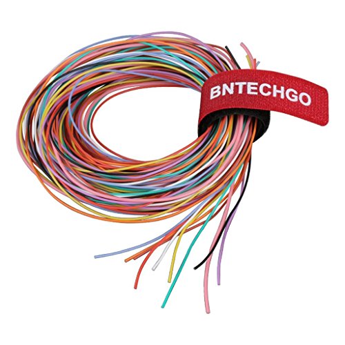 BNTECHGO 30 Gauge Silicone Wire Kit 10 Color Each 10 ft Flexible 30 AWG Stranded Tinned Copper Wire