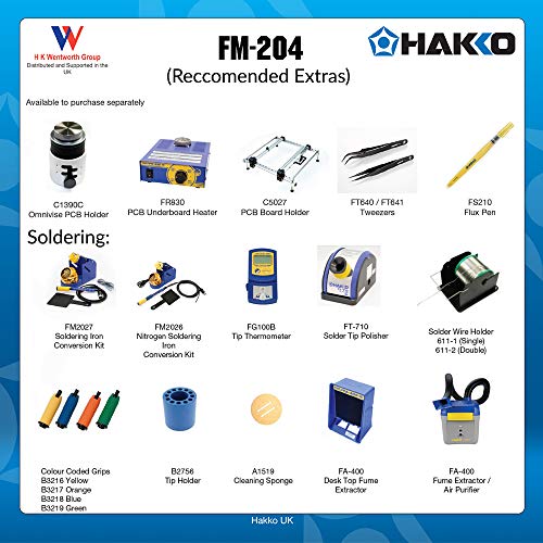 Hakko FM204-10 Station and Desoldering Tool